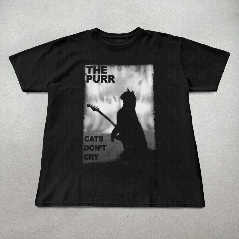 The Cure T-Shirt, Boys don't cry Shirt, Cat graphic tee, Gifts for her, The cure
